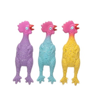 Flamingo Lateksist Mänguasi Koerale, Kana 26cm