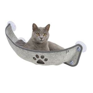 Bobby Кошачье лежанка на окно, серая 68,5x28 см