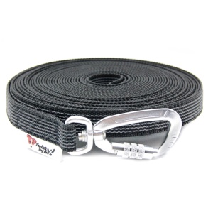 Twinkys Rubber-Coated Leash (with safety carabiner) 20 mm x 2 m / with handle