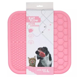Eat Slow Live Longer Лизательная коврик для собак L 30x30 см
