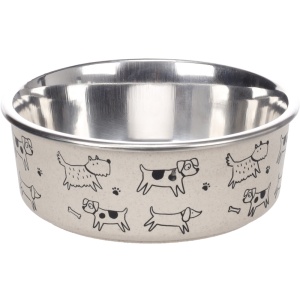 Flamingo “Jappie” Feeding Bowl, Beige 1700 ml