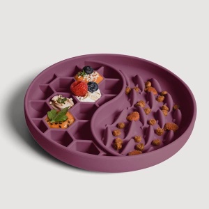 ne&no® Söömist Aeglustav Kauss / Lakkumismatt Kassidele & Koertele | Ruby