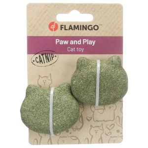 Flamingo Cat Toy - Catnip Balls 5 cm x 2 pcs