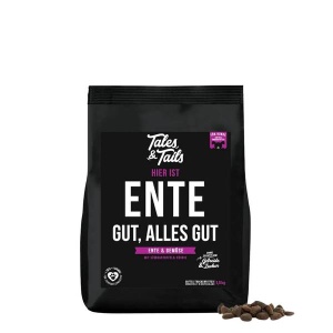 Tales & Tails minkštas sausas pašaras suaugusiems šunims (70% antienos) 1,5kg