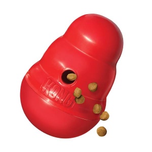 Kong Wobbler Интерактивная игрушка Воблер для крупных и средних пород собак 13x18cm