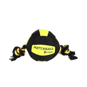Flamingo Dog Toy "Actionball", Black/Yellow 18cm
