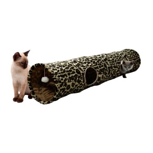 Tоннель для кошки "Leopard" 25х130см