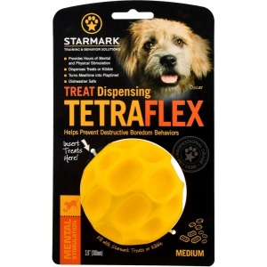 Starmark Tetraflex Treat Dispensing Ball M - игрушка для жевания