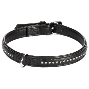 Flamingo Kaelarihm Monte Carlo Must S/M 27cm / 14mm