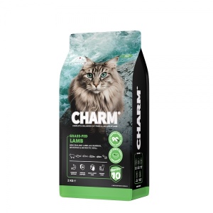 Charm Grass-Fed Lamb - sausas kačių ėdalas su ėriena, 2 kg