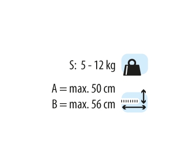 Turvatraksid Autosse S 43-56cm / 12kg