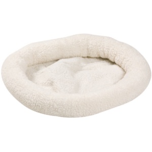 Flamingo Basket Sheepskin 48x37x8cm