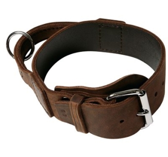 Klin Soft Leather Collar with Handle 50mm x 65cm